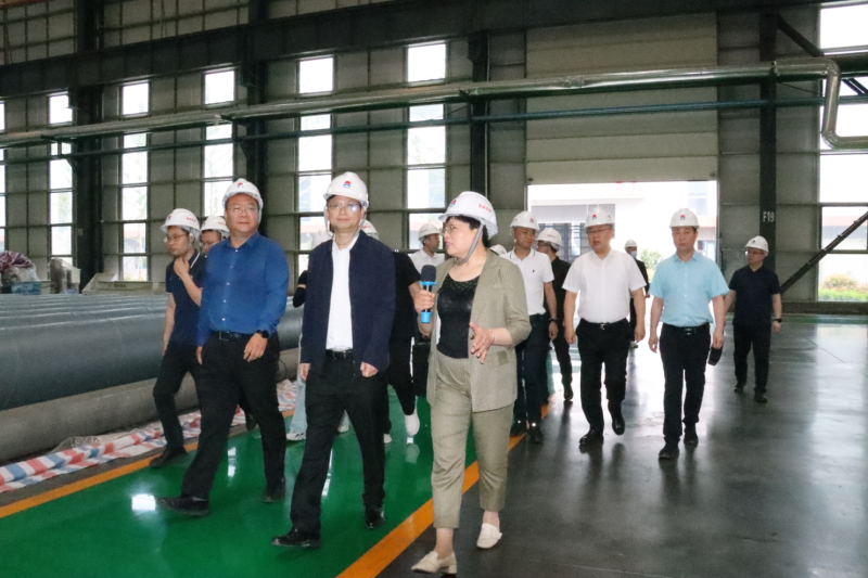 貴陽(yáng)市政協(xié)副主席、清鎮(zhèn)市委書(shū)記付濤一行到明泰鋁業(yè)考察